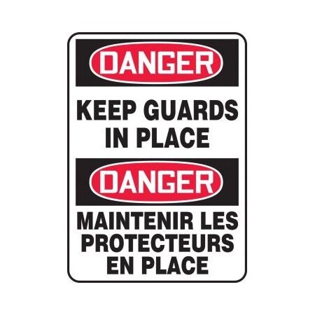 BILINGUAL FRENCH SIGN  GUARDS 14 In  FBMEQM158XP